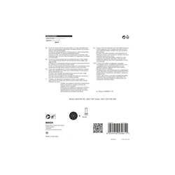 Bosch EXPERT Multihole Stützteller für Bosch, 150mm, hart, für Exzenterschleifer Nr. 2608900011