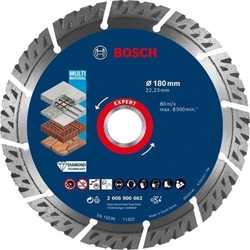 Bosch EXPERT MultiMaterial Diamanttrennscheiben, 180x22,23x2,4x12mm, 1er-Pack Nr. 2608900662
