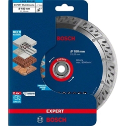 Bosch EXPERT MultiMaterial Diamanttrennscheiben, 180x22,23x2,4x12mm, 1er-Pack Nr. 2608900662