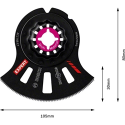 Bosch EXPERT MultiMaterial Segment Blade ACZ 105 ET, 5 Stück Nr. 2608664207