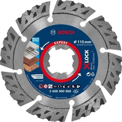 Bosch EXPERT MultiMaterial X-LOCK Diamanttrennscheiben, 115x22,23x2,4x12mm, 1er-Pack Nr. 2608900669