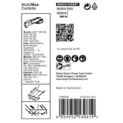 Bosch EXPERT MultiMax PAIZ 32 APIT Blatt für Multifunktionswerkzeuge, 32mm, 10 Stück Nr. 2608900029