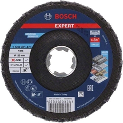 Bosch EXPERT N475 SCM X-LOCK Scheibe, 125mm, grob, für kleine Winkelschleifer Nr. 2608901473