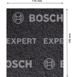 Bosch EXPERT N880 Vliespad zum Handschleifen, 115x140mm, Medium S, 2 Stück Nr. 2608901219