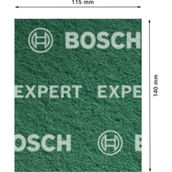 Bosch EXPERT N880 Vliespad zum Handschleifen, 115x140mm, sehr fein A, 2 Stück Nr. 2608901221