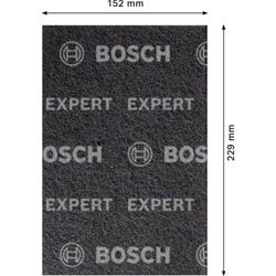 Bosch EXPERT N880 Vliespad zum Handschleifen, 152x229mm, Medium S, 20-tlg. Nr. 2608901213