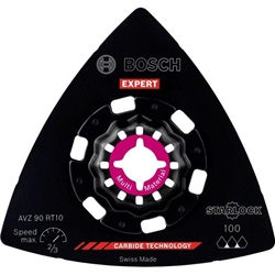 Bosch EXPERT Sanding Plate AVZ 90 RT10 Blatt für Multifunktionswerkzeuge, 90mm Nr. 2608900043