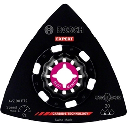 Bosch EXPERT Sanding Plate AVZ 90 RT2 Schleifplatten, 90mm, 10er-Pack Nr. 2608900046
