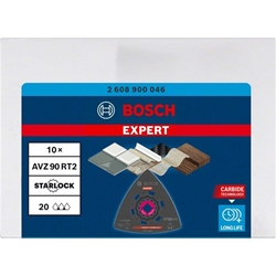 Bosch EXPERT Sanding Plate AVZ 90 RT2 Schleifplatten, 90mm, 10er-Pack Nr. 2608900046