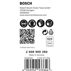 Bosch EXPERT SDS max-8X Hammerbohrer, 12x200x340mm, 5 Stück Nr. 2608900260