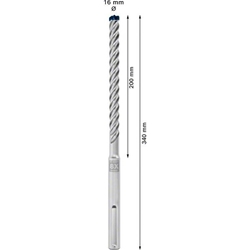 Bosch EXPERT SDS max-8X Hammerbohrer, 16x200x340mm, 5 Stück Nr. 2608900261