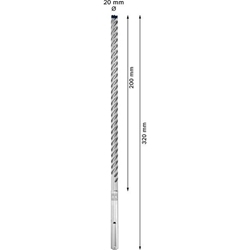 Bosch EXPERT SDS max-8X Hammerbohrer, 18x400x540mm, 5 Stück Nr. 2608900264