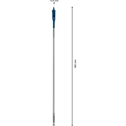 Bosch EXPERT SelfCut Speed Flachfräsbohrer, 12x400mm, für Bohrmaschinen Nr. 2608900340