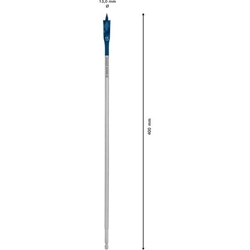 Bosch EXPERT SelfCut Speed Flachfräsbohrer, 13x400mm, für Bohrmaschinen Nr. 2608900341