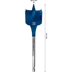 Bosch EXPERT SelfCut Speed Flachfräsbohrer, 38x152mm, für Bohrmaschinen Nr. 2608900329