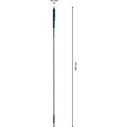 Bosch EXPERT SelfCut Speed Flachfräsbohrer, 8x400mm, für Bohrmaschinen Nr. 2608900338