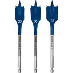 Bosch EXPERT SelfCut Speed Flachfräsbohrer-Set, 20/22/25mm, 3-tlg., für Bohrmaschinen Nr. 2608900331