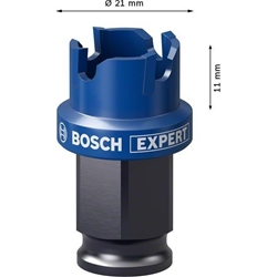 Bosch EXPERT Sheet Metal Lochsäge, 21 × 5mm, für Dreh- und Schlagbohrer Nr. 2608900492