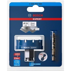 Bosch EXPERT Sheet Metal Lochsäge, 51 × 5mm, für Dreh- und Schlagbohrer Nr. 2608900500