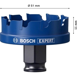 Bosch EXPERT Sheet Metal Lochsäge, 51 × 5mm, für Dreh- und Schlagbohrer Nr. 2608900500