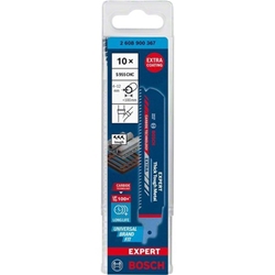 Bosch EXPERT Thick Tough Metal S 955 CHC Säbelsägeblatt, 10 Stück, für Säbelsägen Nr. 2608900367