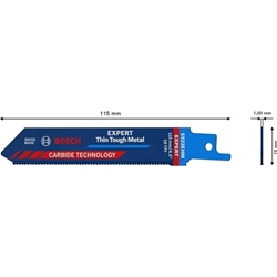 Bosch EXPERT Thin Tough Metal S 522 EHM Säbelsägeblatt, 1 Stück, für Säbelsägen Nr. 2608900359