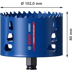 Bosch EXPERT Tough Material Lochsäge, 102x60mm, für Dreh- und Schlagbohrer Nr. 2608900439
