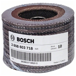 Bosch Fächerschleifscheibe X431 Standard for Metal, gerade, 125mm, 80, Glasgewebe Nr. 2608603718