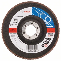 Bosch Fächerschleifscheibe X551 EXPERT for Metal, gerade, 125mm, 60, Glasgewebe Nr. 2608607354