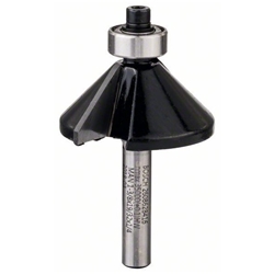 Bosch Fasefräser, 1/4-Zoll, D1 34,9mm, B 13mm, L 14,7mm, G 56mm, 45° Nr. 2608628416
