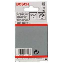 Bosch Feindrahtklammer Typ 53, 11,4x0,74x12mm, 5000er-Pack Nr. 2609200212