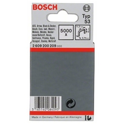 Bosch Feindrahtklammer Typ 53, 11,4x0,74x6mm, 5000er-Pack Nr. 2609200209