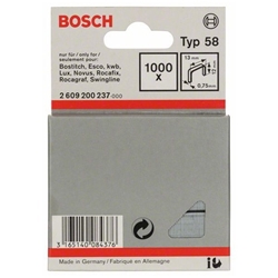 Bosch Feindrahtklammer Typ 58, 13x0,75x12mm, 1000er-Pack Nr. 2609200237