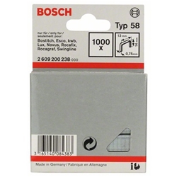 Bosch Feindrahtklammer Typ 58, 13x0,75x14mm, 1000er-Pack Nr. 2609200238