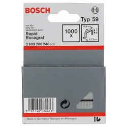 Bosch Feindrahtklammer Typ 59, 10,6x0,72x8mm, 1000er-Pack Nr. 2609200240