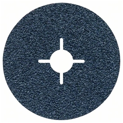 Bosch Fiberschleifscheibe R574 Best for Metal, Zirkonkorund, 115mm, 22,23mm, 24 Nr. 2608606725