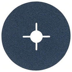 Bosch Fiberschleifscheibe R574 Best for Metal, Zirkonkorund, 125mm, 22,23mm, 80 Nr. 2608606734