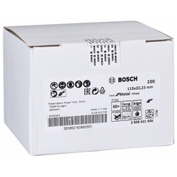 Bosch Fiberschleifscheibe R780 Best for Metal and Inox, 115x22,23mm, 100 Nr. 2608621608
