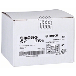 Bosch Fiberschleifscheibe R780 Best for Metal and Inox, 115x22,23mm, 120 Nr. 2608621609