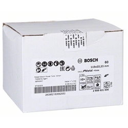 Bosch Fiberschleifscheibe R780 Best for Metal and Inox, 115x22,23mm, 60 Nr. 2608621606