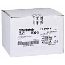 Bosch Fiberschleifscheibe R780 Best for Metal and Inox, 115x22,23mm, 80 Nr. 2608621607