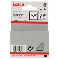 Bosch Flachdrahtklammer Typ 54, 12,9x1,25x14mm, 1000er-Pack Nr. 2609200222
