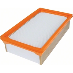 Bosch Flache Plisseefilter H-Klasse (HEPA), PTFE, passend zu: GAS 35 H AFC Nr. 2607432052