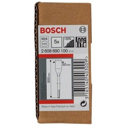 Bosch Fliesenmeißel mit SDS max-Aufnahme, 300x50mm, 5er-Pack Nr. 2608690100