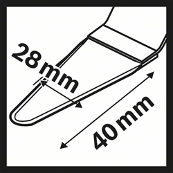 Bosch HCS Universalfugenschneider AIZ 28 SC, 40x28mm, per Stück Nr. 2608661906