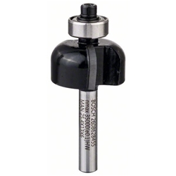 Bosch Hohlkehlenfräser, 6mm, R1 6,4mm, D 25,4mm, L 12,6mm, G 54mm Nr. 2608628455