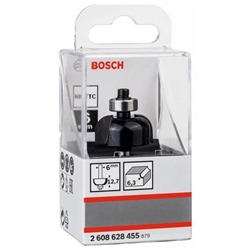 Bosch Hohlkehlenfräser, 6mm, R1 6,4mm, D 25,4mm, L 12,6mm, G 54mm Nr. 2608628455