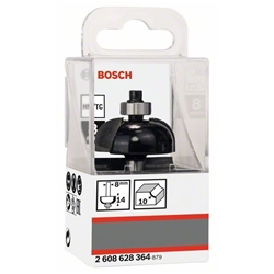 Bosch Hohlkehlenfräser, 8mm, R1 10mm, D 32,7mm, L 14mm, G 55mm Nr. 2608628364