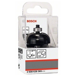 Bosch Hohlkehlenfräser, 8mm, R1 12mm, D 36,7mm, L 16mm, G 58mm Nr. 2608628365