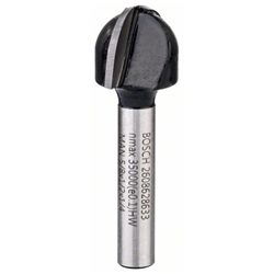 Bosch Hohlkehlfräser, 1/4-Zoll, R1 8mm, D 15,9mm, L 12,3mm, G 45mm Nr. 2608628633